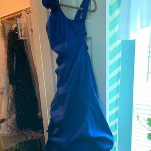 Blue maxi dress